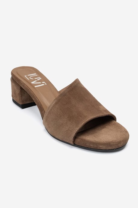 Delavie Leder-Sandale mit Blockabsatz - Image 3
