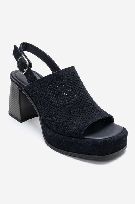Penvia Blockabsatz Leder Plateau Sandale - Image 3
