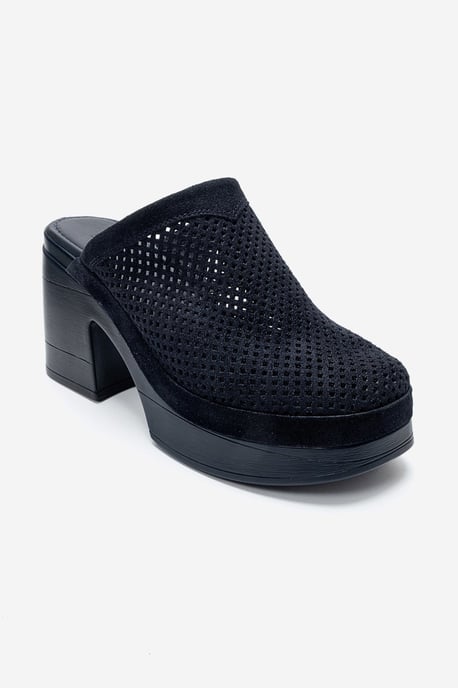 Dejas Leder-Sandale mit Plateausohle und Blockabsatz - Image 3