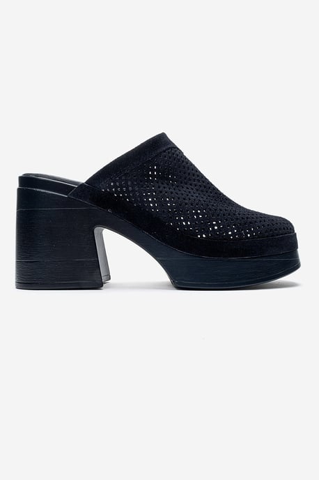 Dejas Leder-Sandale mit Plateausohle und Blockabsatz - Image 4