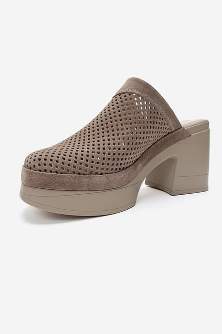 Dejas Leder-Sandale mit Plateausohle und Blockabsatz - Image 6