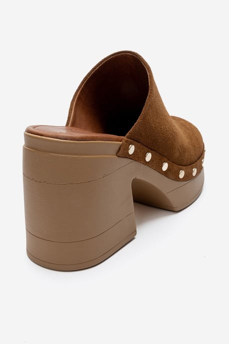 Bellune Leder-Sandale mit Blockabsatz und Plateausohle - Image 4