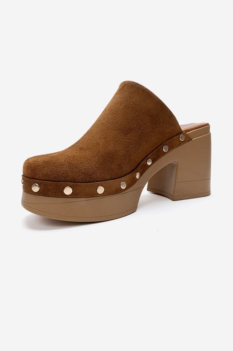 Bellune Leder-Sandale mit Blockabsatz und Plateausohle - Image 6