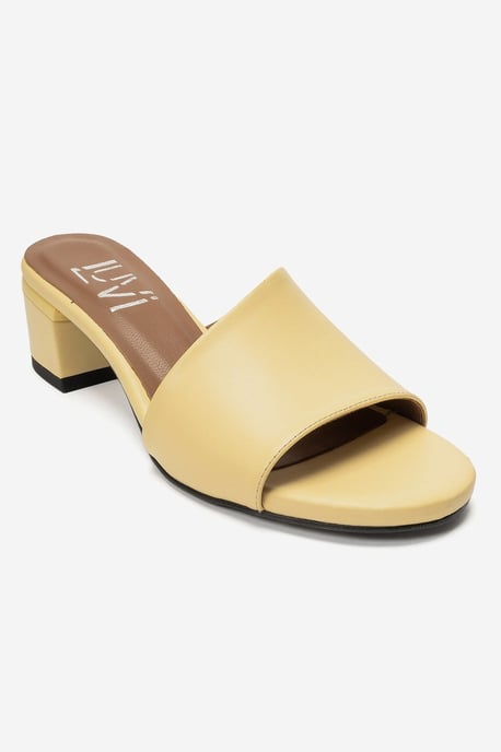 Delavie Leder-Sandale mit Blockabsatz - Image 1