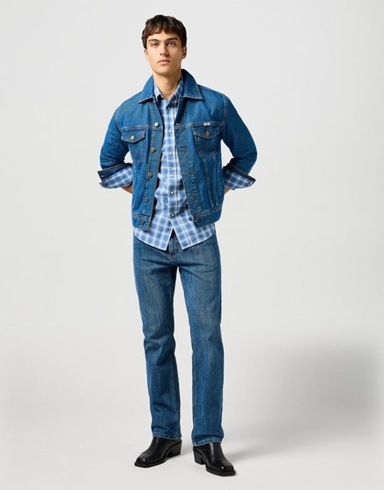 Wrangler - Classic Jacket Stonewash - Image 2
