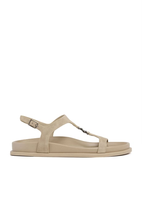 Bio-Sandale Orelia braun mit Metallic-Detail Polo Club - Image 1