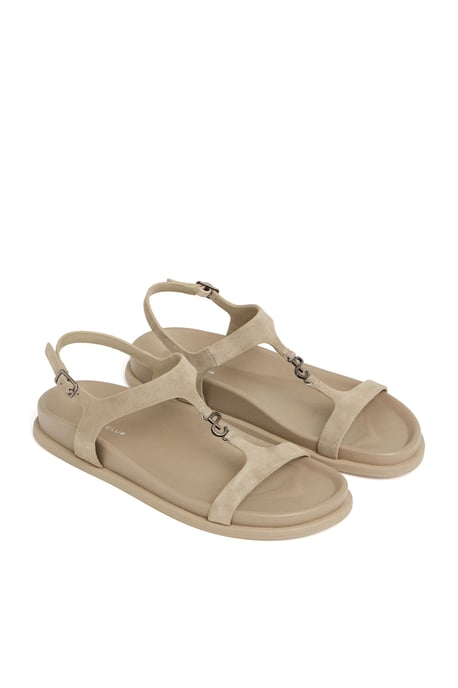 Bio-Sandale Orelia braun mit Metallic-Detail Polo Club - Image 2