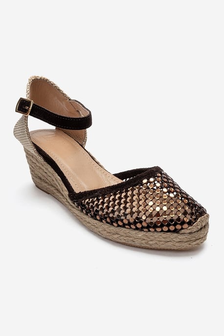 Drelix Leder-Espadrille-Sandale - Image 1