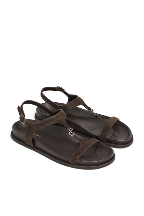 Bio-Sandale Orelia dunkelbraun mit Metallic-Detail Polo Club - Image 2