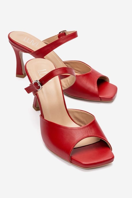 Urael Leder Stiletto Riemensandale - Image 1