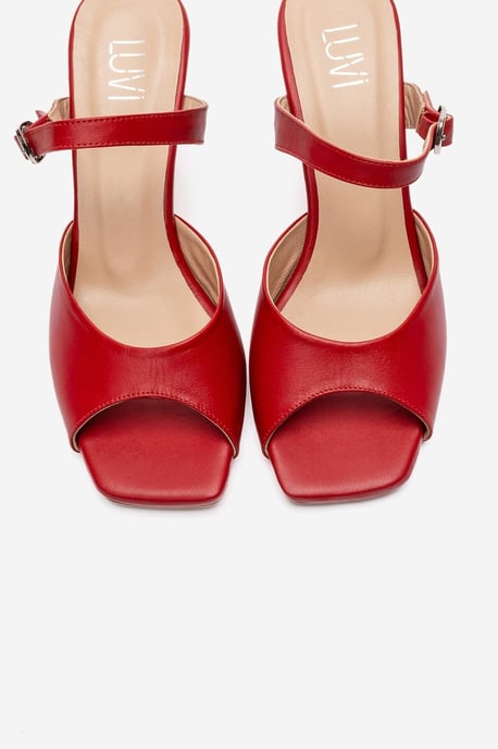Urael Leder Stiletto Riemensandale - Image 2
