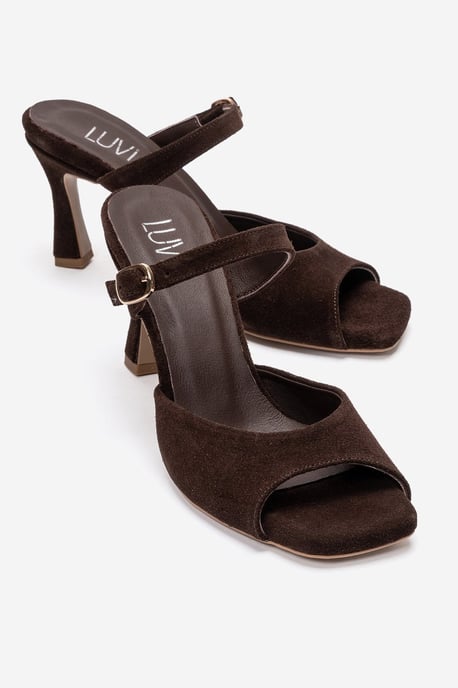 Urael Leder Stiletto Riemensandale - Image 1
