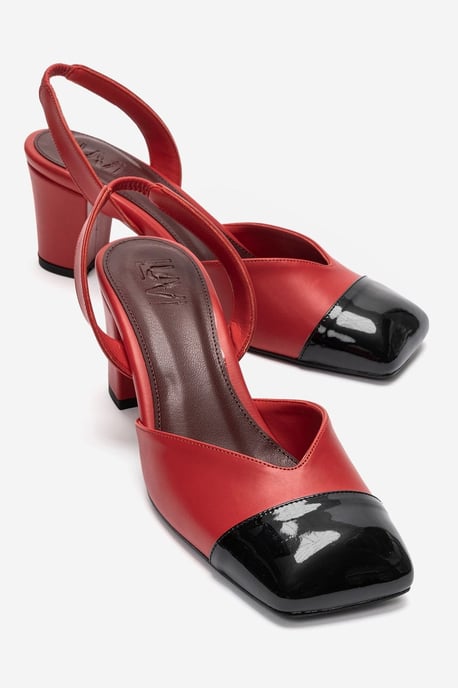 Maruelle Blockabsatz Slingback Pumps - Image 4