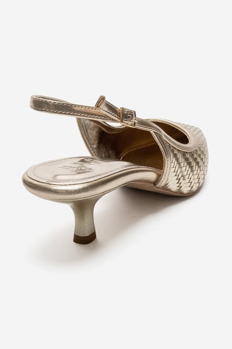 Alvessia Kitten Heel Slingback Pumps - Image 5