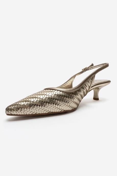 Alvessia Kitten Heel Slingback Pumps - Image 6