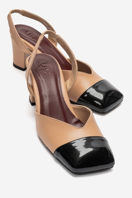 Maruelle Blockabsatz Slingback Pumps - Image 4