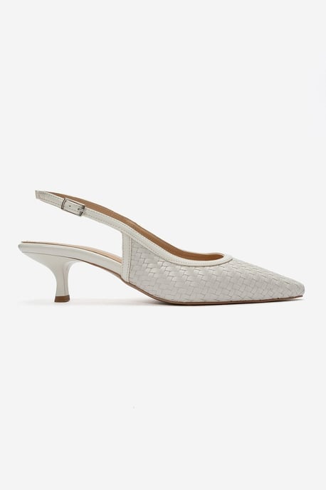 Alvessia Kitten Heel Slingback Pumps - Image 3