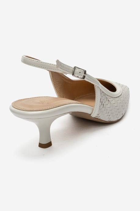 Alvessia Kitten Heel Slingback Pumps - Image 4