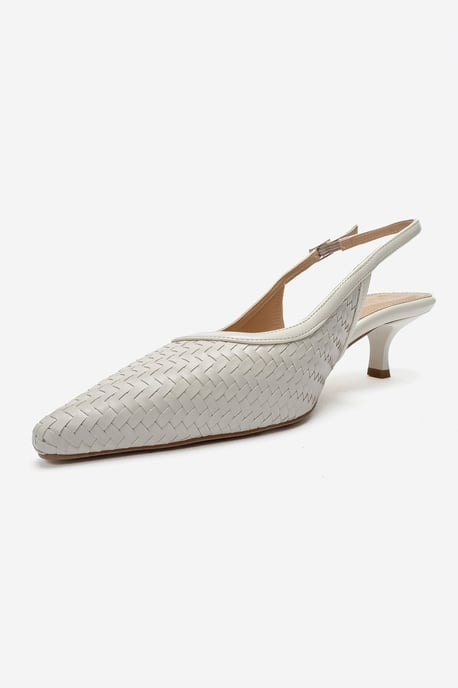 Alvessia Kitten Heel Slingback Pumps - Image 5