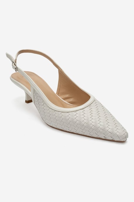 Alvessia Kitten Heel Slingback Pumps - Image 6