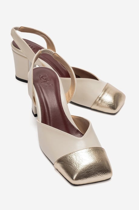 Maruelle Blockabsatz Slingback Pumps - Image 4
