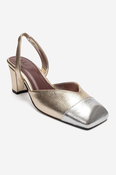 Maruelle Blockabsatz Slingback Pumps - Image 1