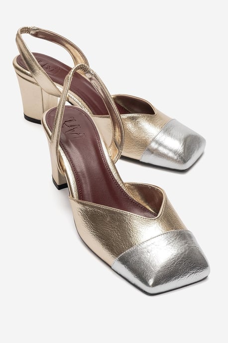 Maruelle Blockabsatz Slingback Pumps - Image 4