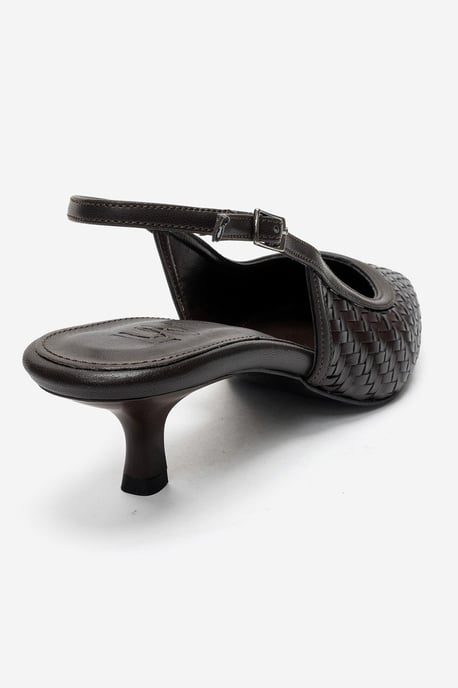 Alvessia Kitten Heel Slingback Pumps - Image 4