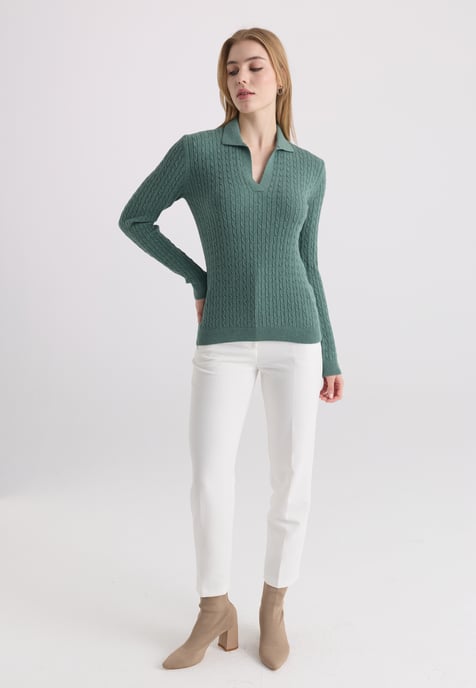 Pullover Pullover Mit Polokragen - Image 2