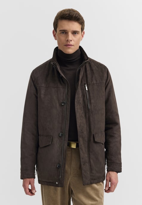 Bugatti Herren Jacke Premium Suede Stehkragen - Image 1