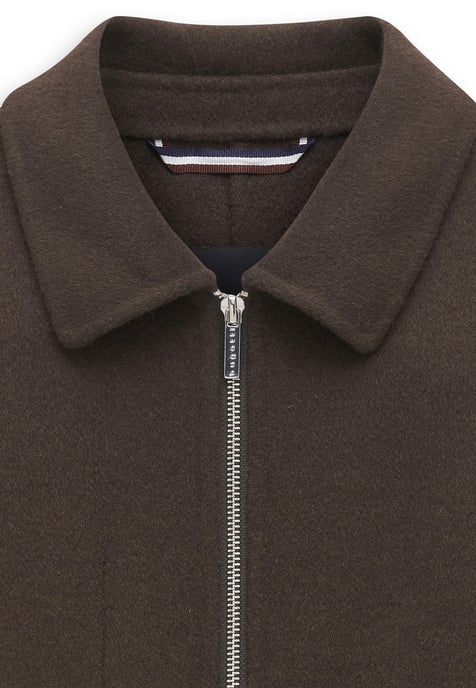 Bugatti Herren Blouson Wolle Handmade Umlegekragen - Image 3