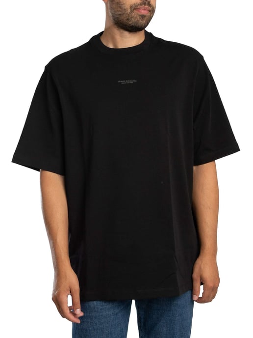Armani Exchange Comfort Brand T-Shirt, Schwarz - Image 1