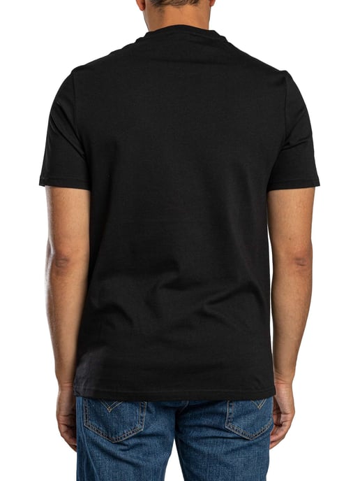 Lyle & Scott Kariertes T-Shirt Mit Einsätzen, Schwarz - Image 3