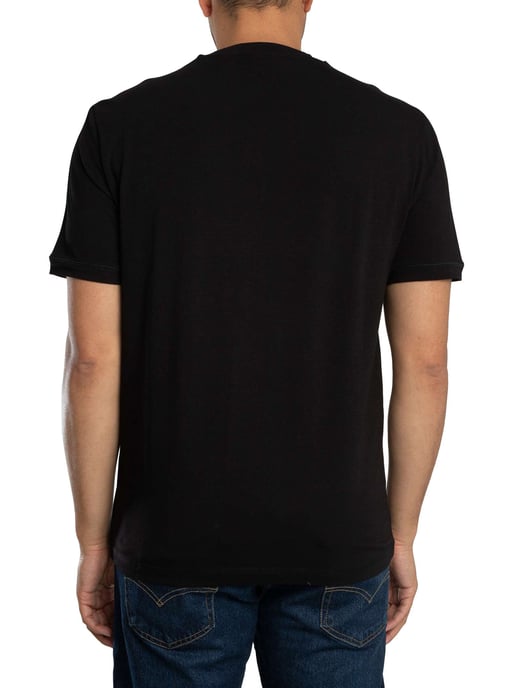 EA7 Box Logo T-Shirt, Schwarz - Image 3