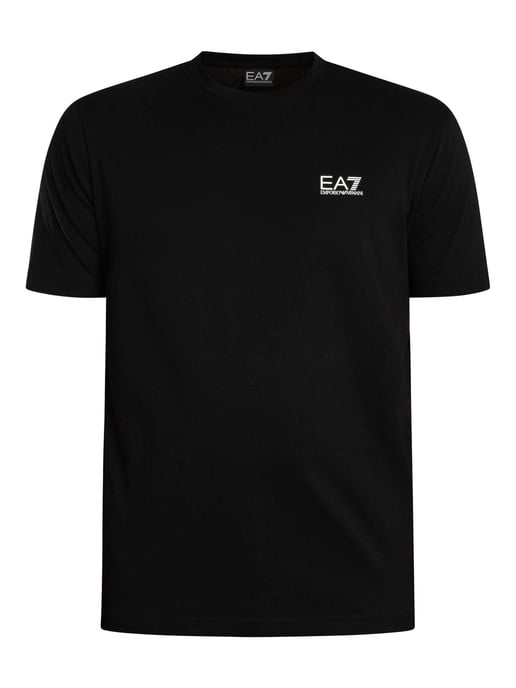 EA7 T-Shirt Mit Markenlogo Auf Der Rückseite, Schwarz - Image 5
