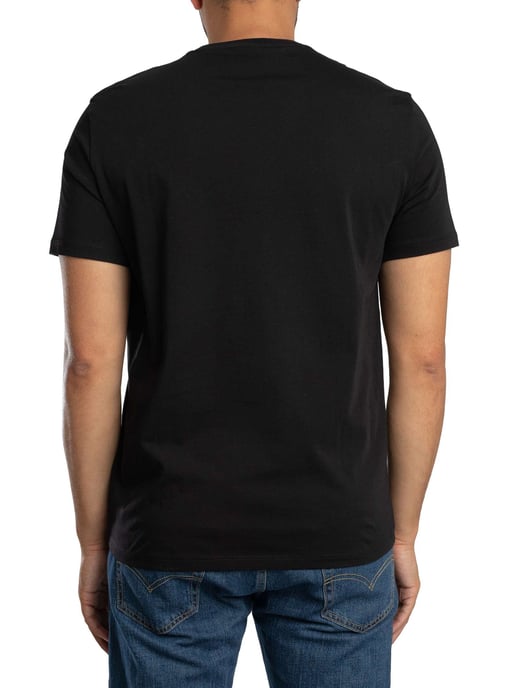 Armani Exchange Schlankes Grafik T-Shirt, Schwarz - Image 3