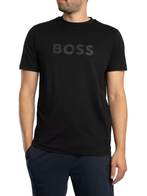 BOSS Te Logo T-Shirt, Schwarz - Image 1