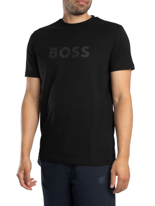 BOSS Te Logo T-Shirt, Schwarz - Image 2