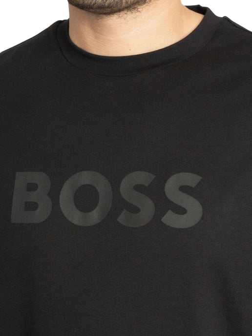 BOSS Te Logo T-Shirt, Schwarz - Image 4