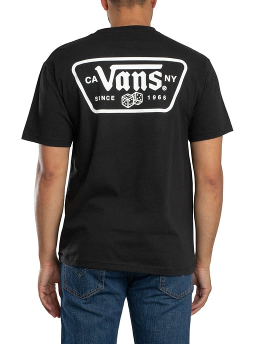 Vans T-Shirt Mit Rückenaufnäher, Schwarz - Image 3