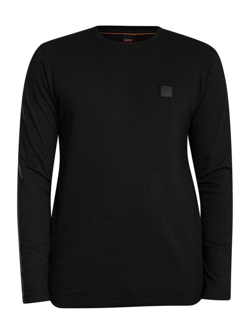 BOSS Tacks Langarm-T-Shirt, Schwarz - Image 5
