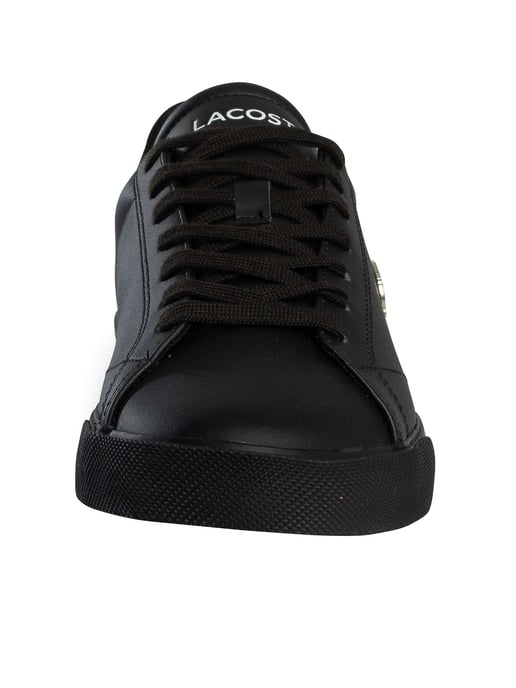 Lacoste Lerond Set 225 2 CMA Leder-Sneaker, Schwarz - Image 4
