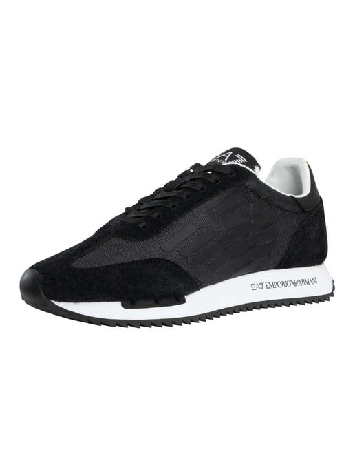 EA7 Mesh-Trainer Mit Großem Logo, Schwarz - Image 1