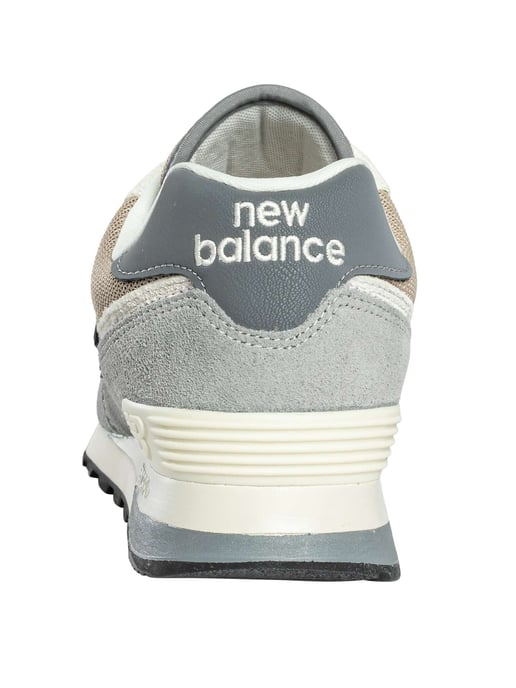 New Balance 574 Wildleder Trainer, Grau - Image 5