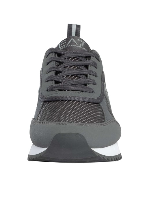 EA7 Sneaker Aus Mesh Mit Logo, Grau - Image 4