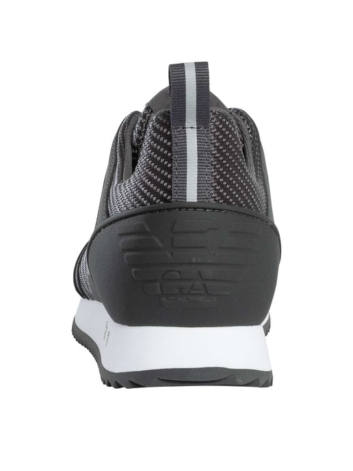 EA7 Sneaker Aus Mesh Mit Logo, Grau - Image 5
