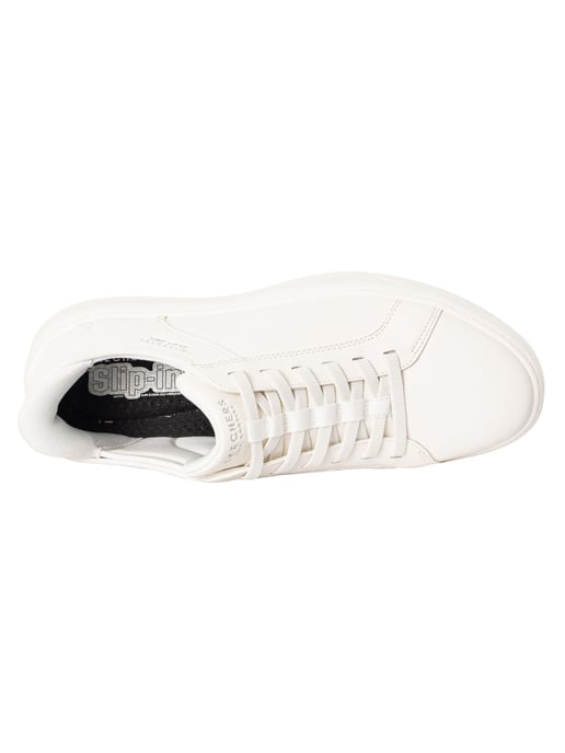 Skechers Slip-Ins Court Break Double Vented Slip-Ins Trainers, Weiß - Image 6