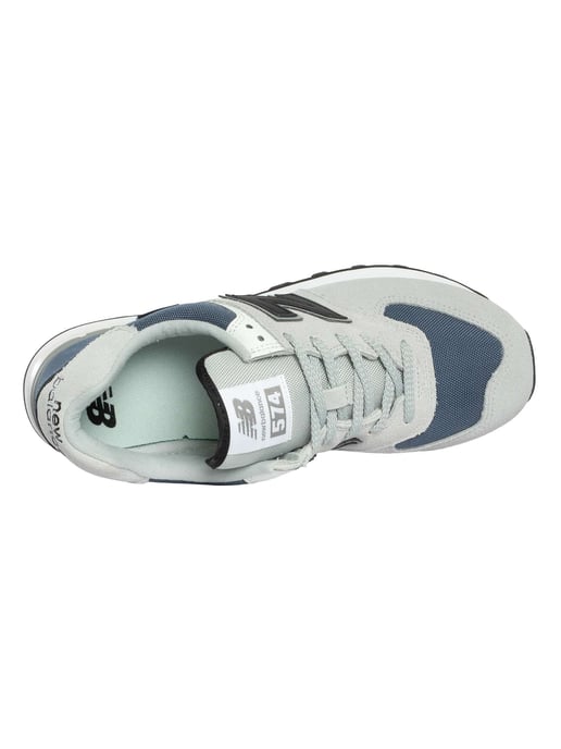 New Balance 574 Wildleder Trainer, Grau - Image 6