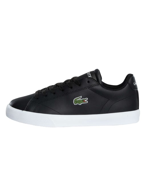 Lacoste Lerond Set 125 2 CMA Leder-Turnschuhe, Schwarz - Image 2
