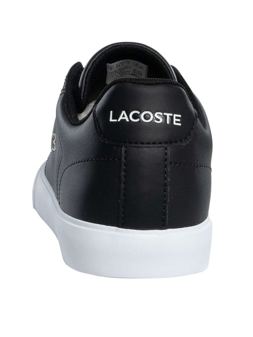 Lacoste Lerond Set 125 2 CMA Leder-Turnschuhe, Schwarz - Image 5